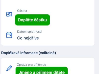 Důležité informace k platbám!