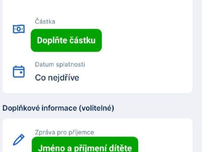 Důležité informace k platbám!